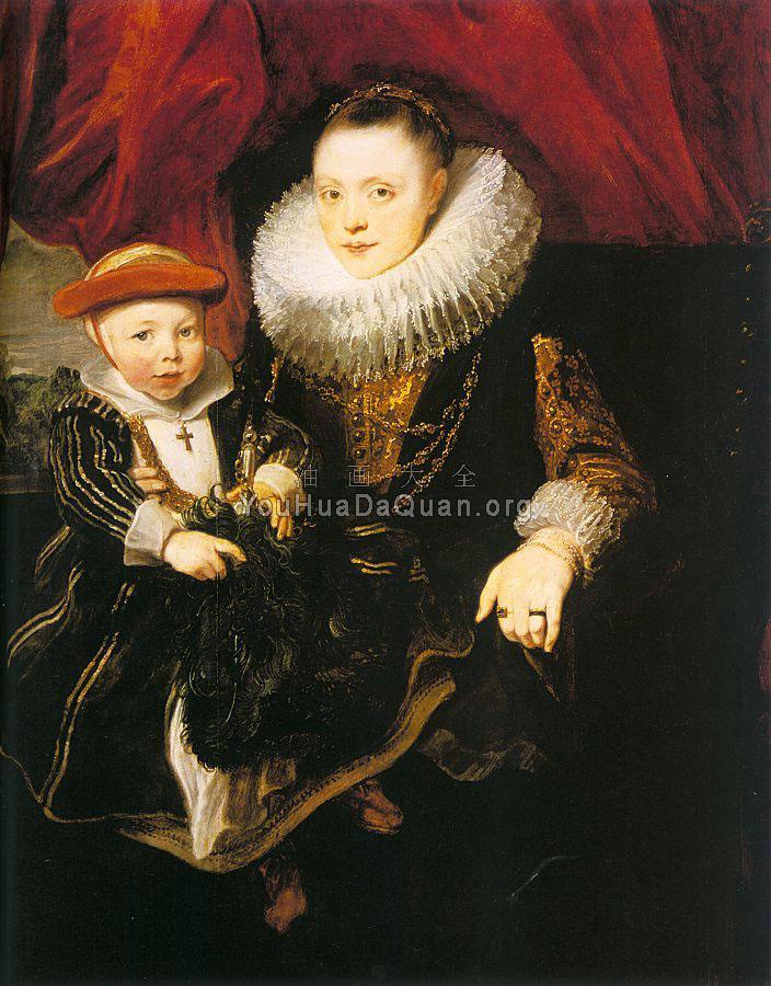 Young Woman with a Child - 安东尼·凡·戴克